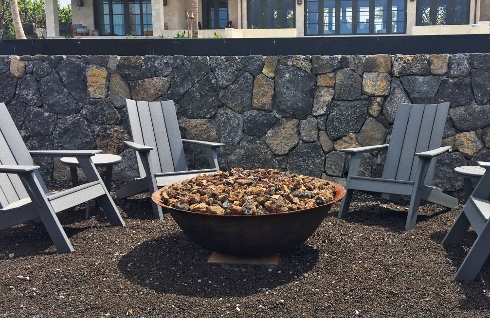 Fire bowl close-up