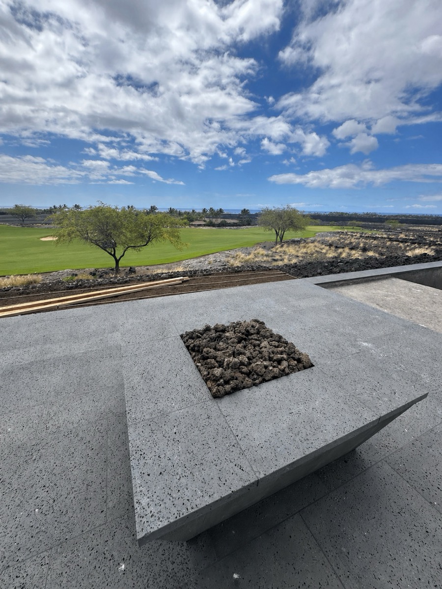 Fire pit installation